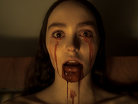 Lily-Rose Depp in <em>Nosferatu</em>.