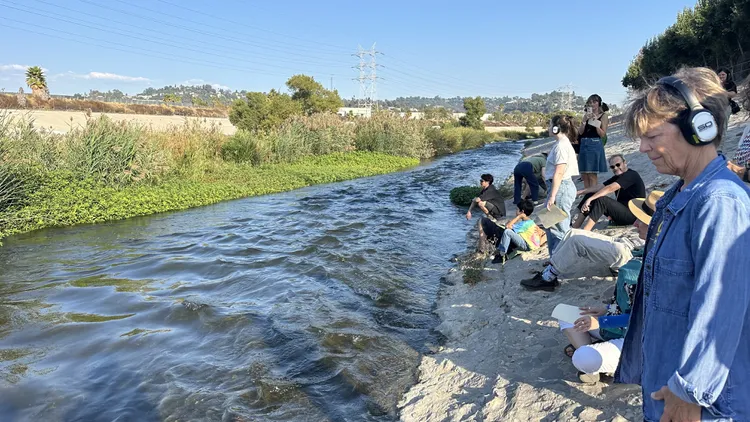 Artist and community activist Rosten Woo’s “What Water Wants,” part of the PST ART event, is an immersive audio experience set on the banks of the LA River.